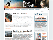 Tablet Screenshot of peterlundell.com